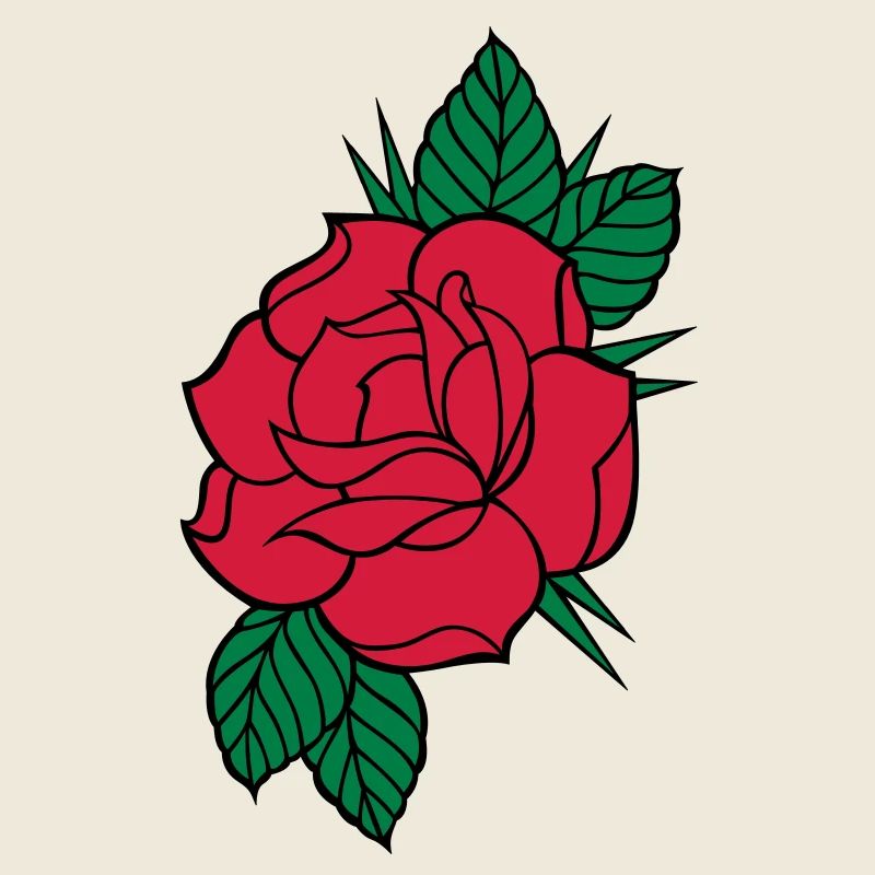 Rose - Dreifarbig
