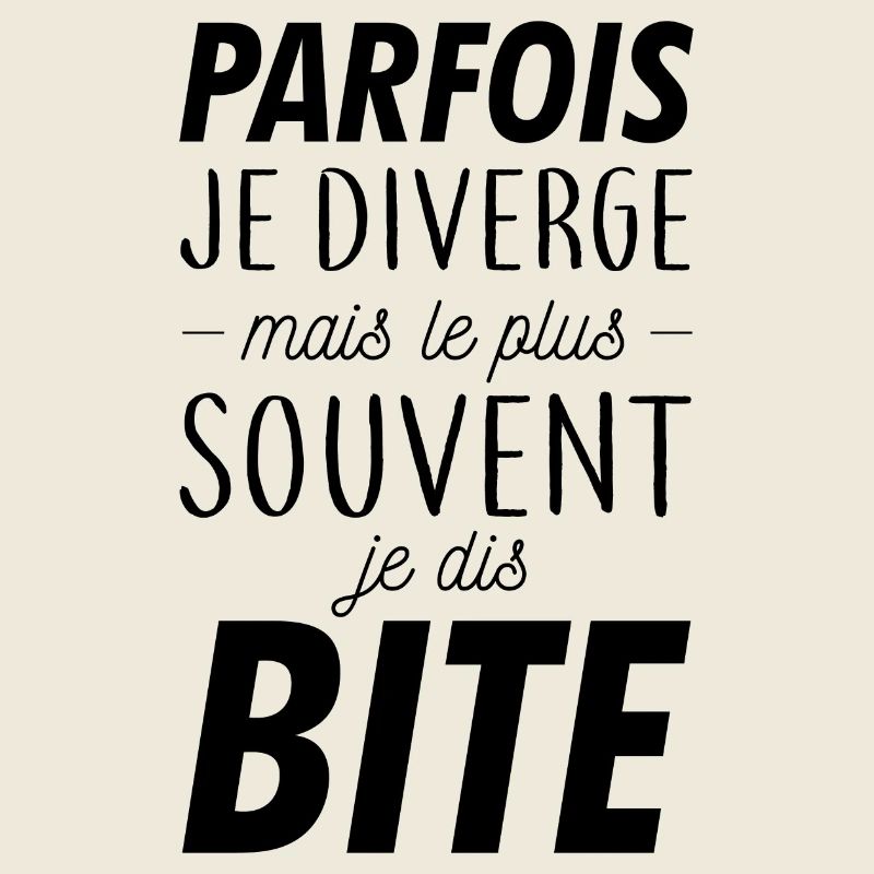 Parfois je diverge
