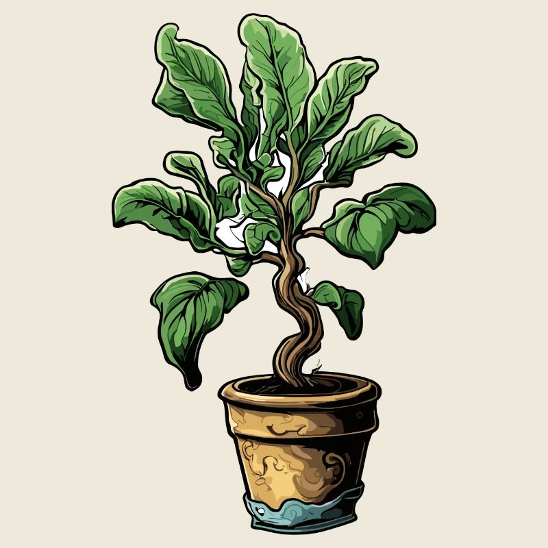 Plante d’intérieur / Plante en pot / Décoration / Pot