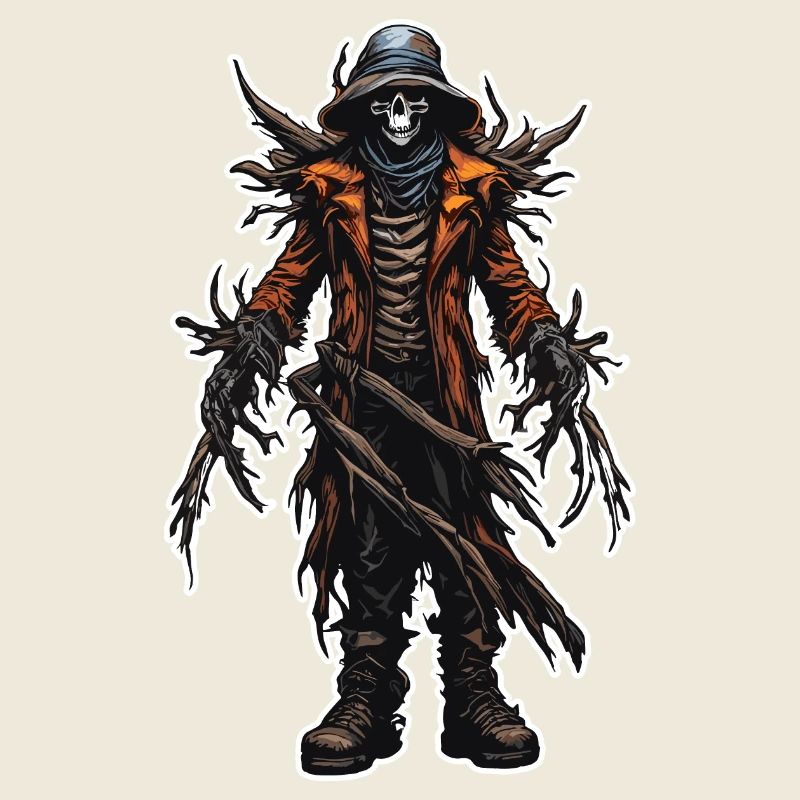 Vogelscheuche / Erntehelfer / Maisfeld / Feld