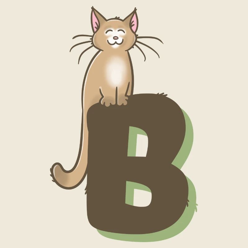 Lettre B du chat