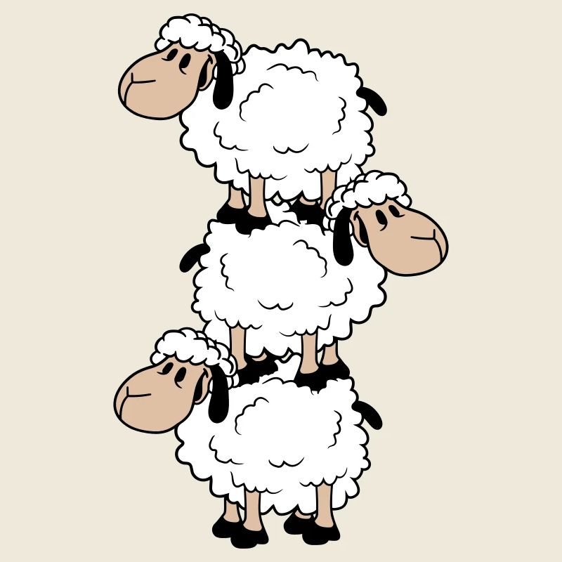 3 Tour de moutons Cirque Acrobaties Trois artistes Fun