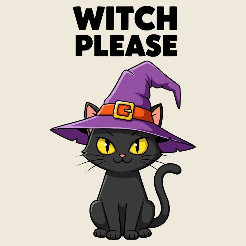 Midnight Kitten Witch