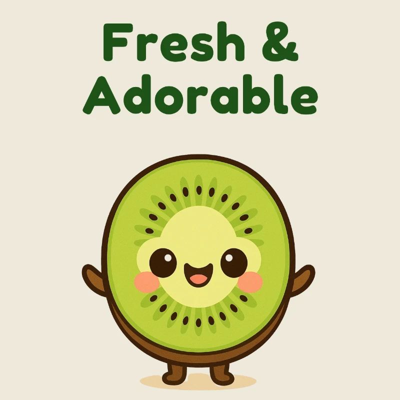 Kiwi Fresh Cute Kawaii