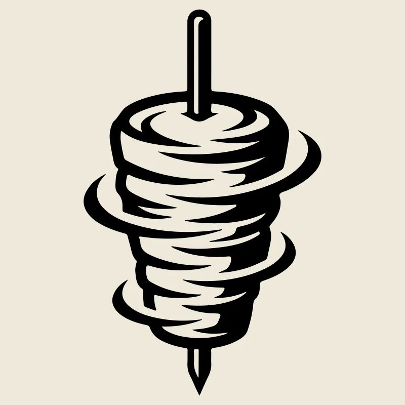Brochette de doner kebab