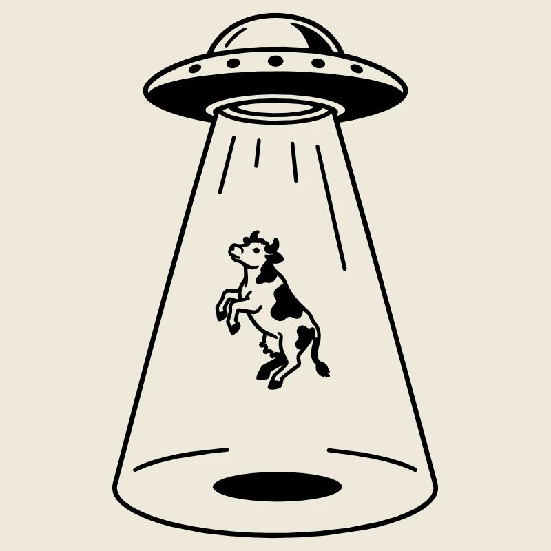 UFO mit Kuh