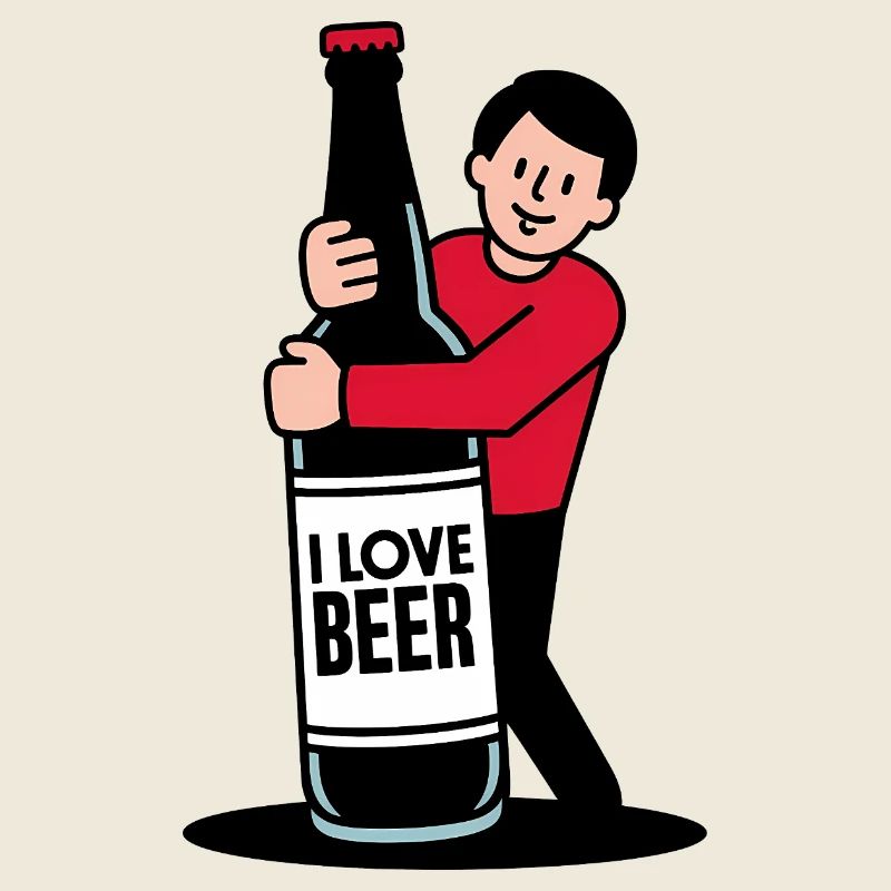 Beer Love Cartoon