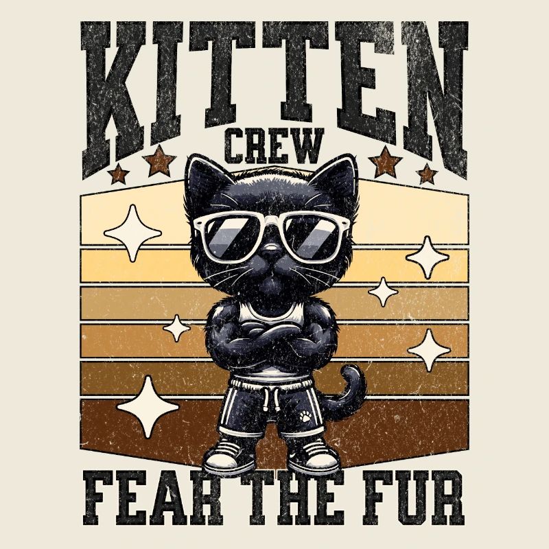 Kitten Crew craint la fourrure