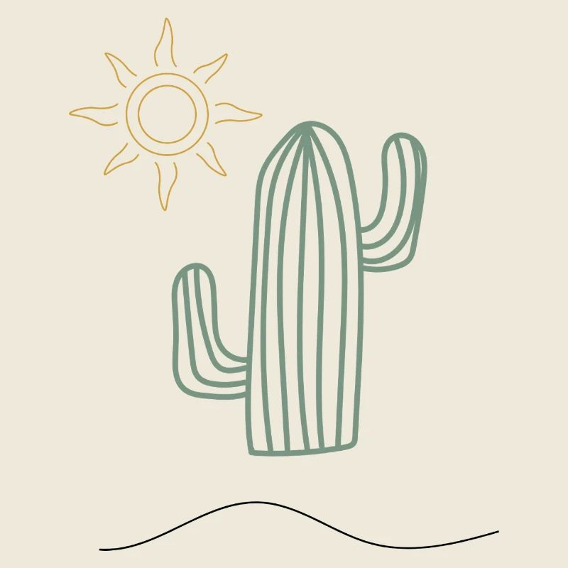 Cactus in sunlight