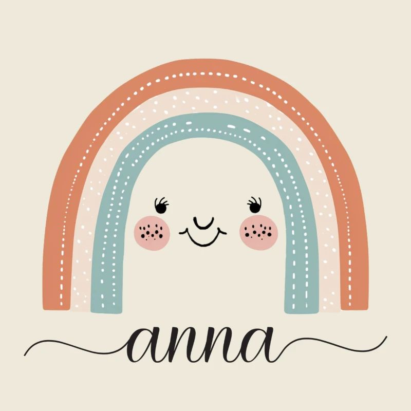 Anna! Regenbogen, personalisierbar