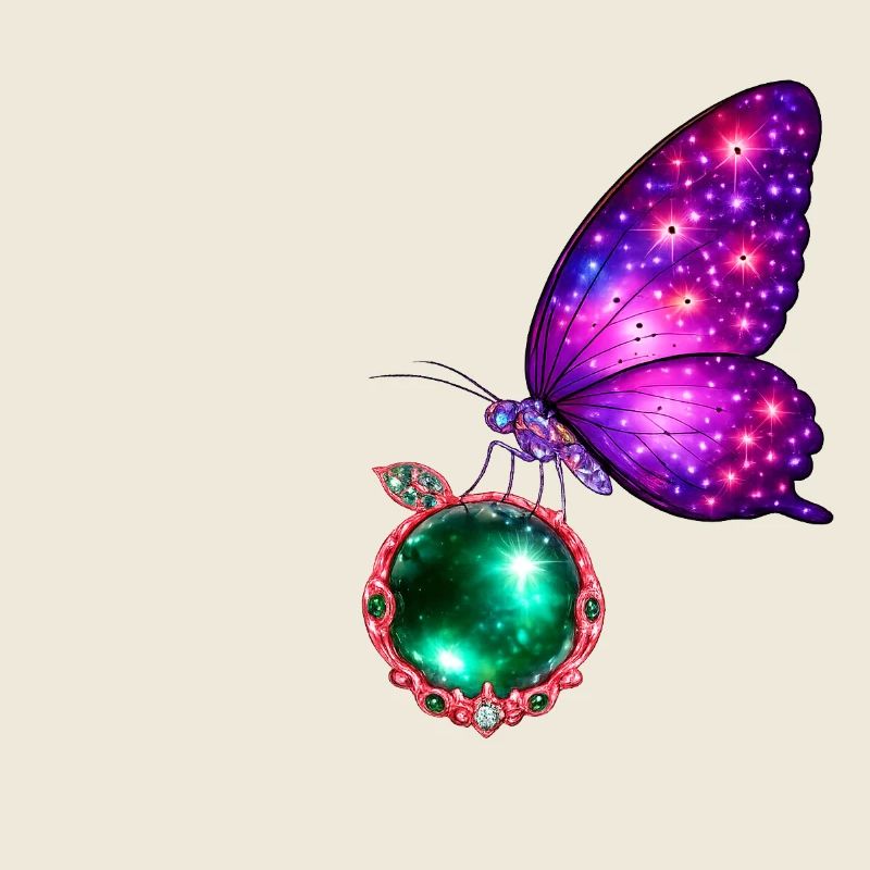 Emerald Rebirth – Cosmic Butterfly
