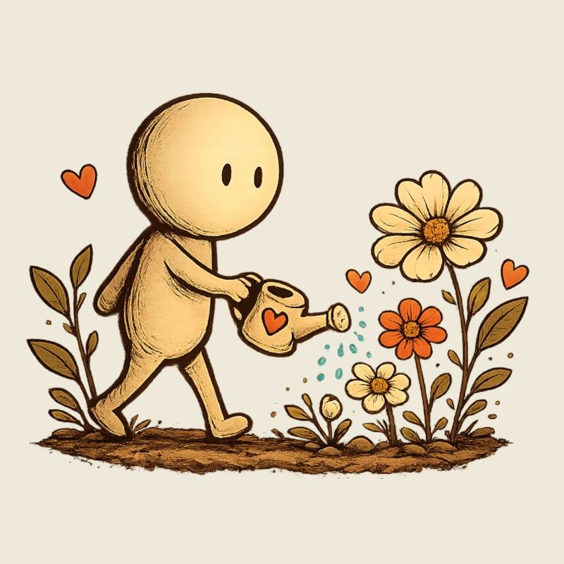 Der kleine Gedanke | Blumenliebe