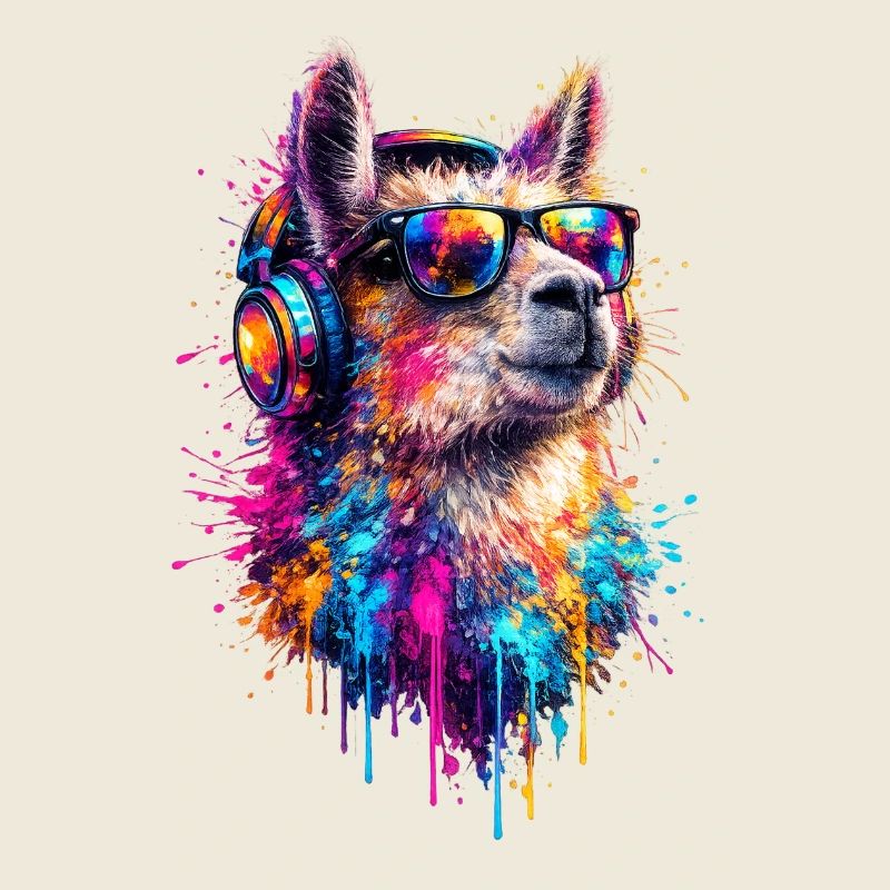 Pop Art des lamas