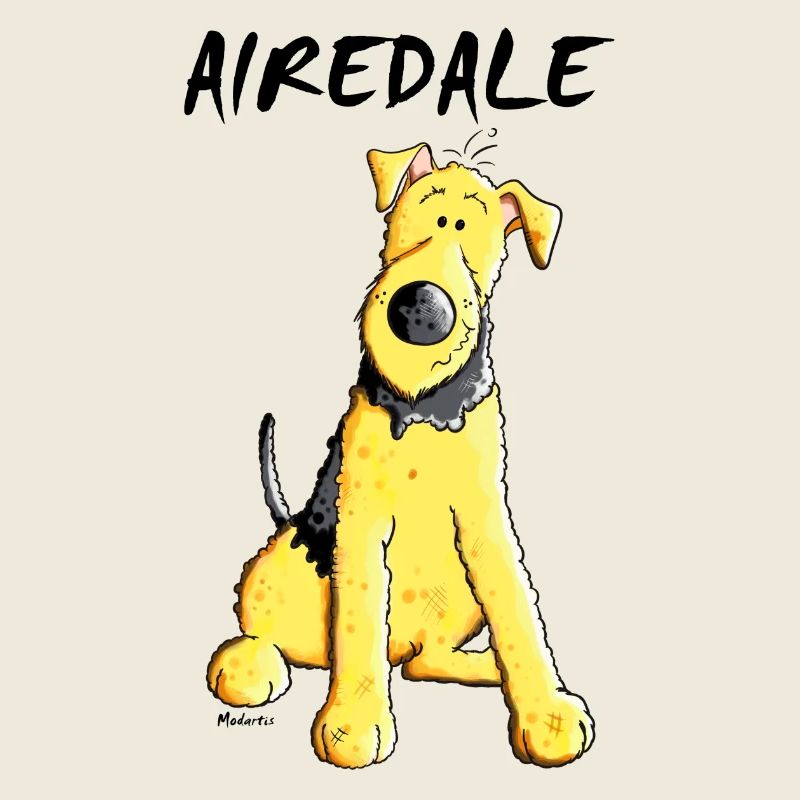 Witziger Airedale Terrier