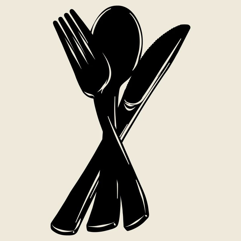 Knife fork and spoon