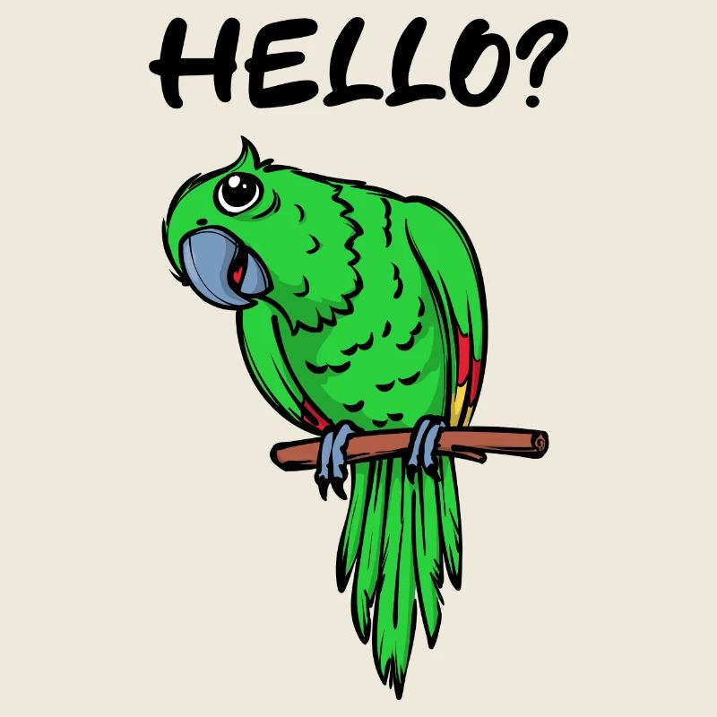 Parrot Saying Bird Zoo Animals Bird Lover