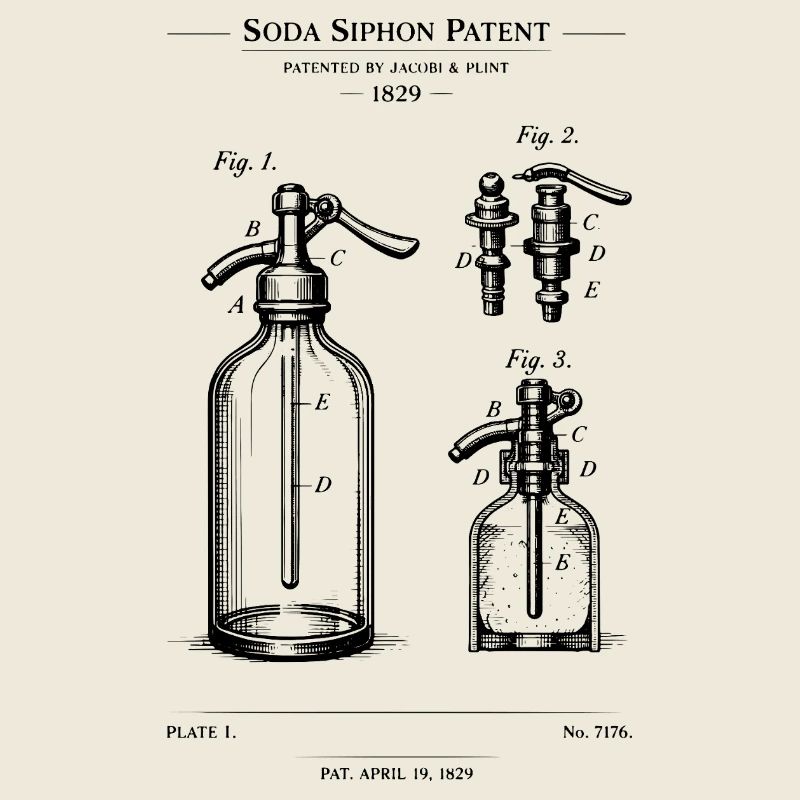Design des Soda-Siphone-Bauplans