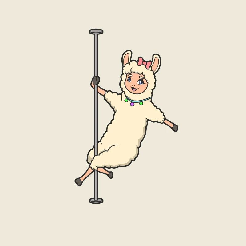 Lama sur le Pole Dance Pole Pole - Pole Fitness