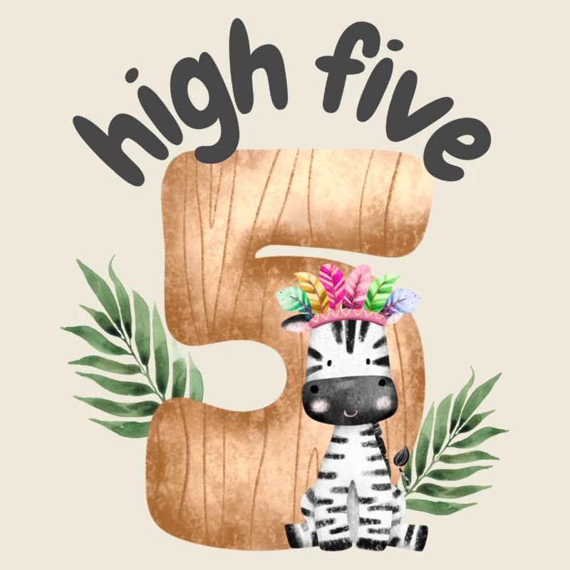 High Five Zebra Safari