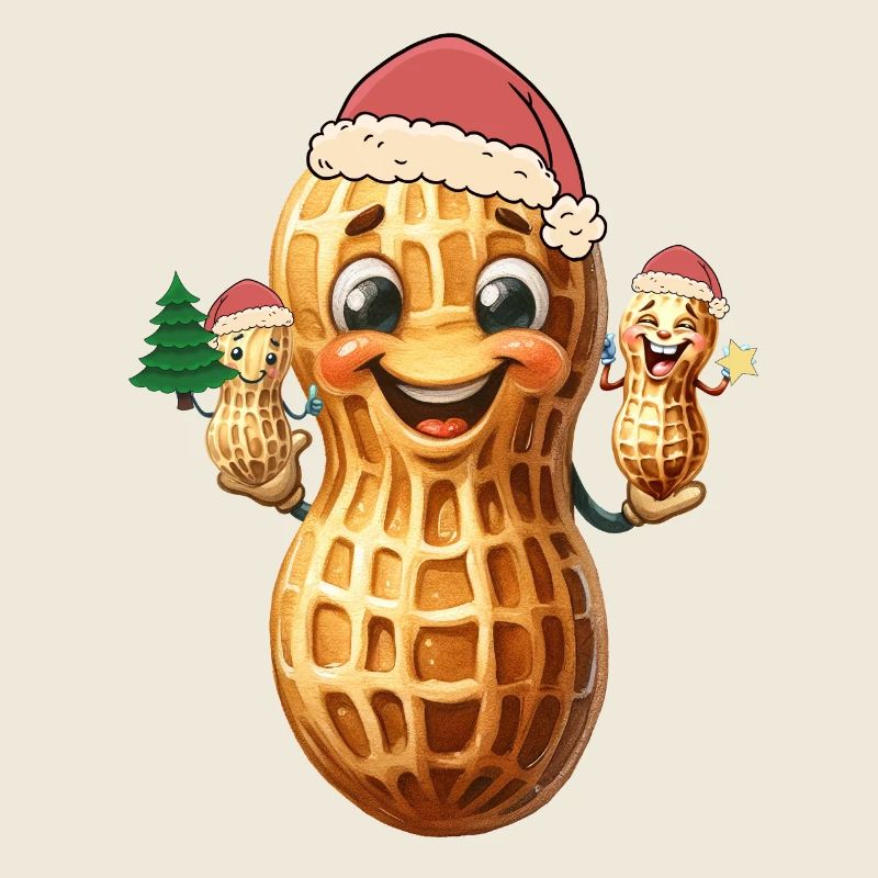 Cadeau de Noël Père Noël Cacahuète