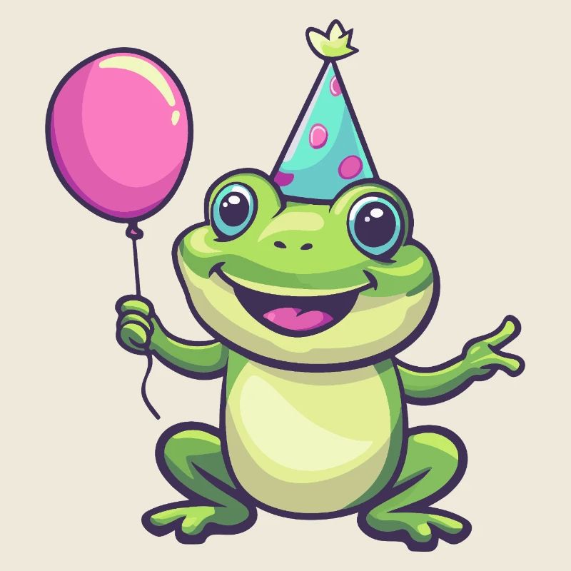 Frosch Kröte Geburtstag Baby