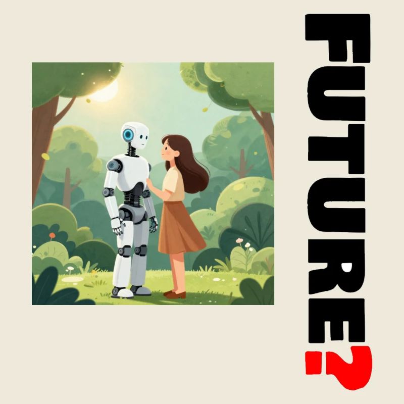 Futur ami dans la forêt