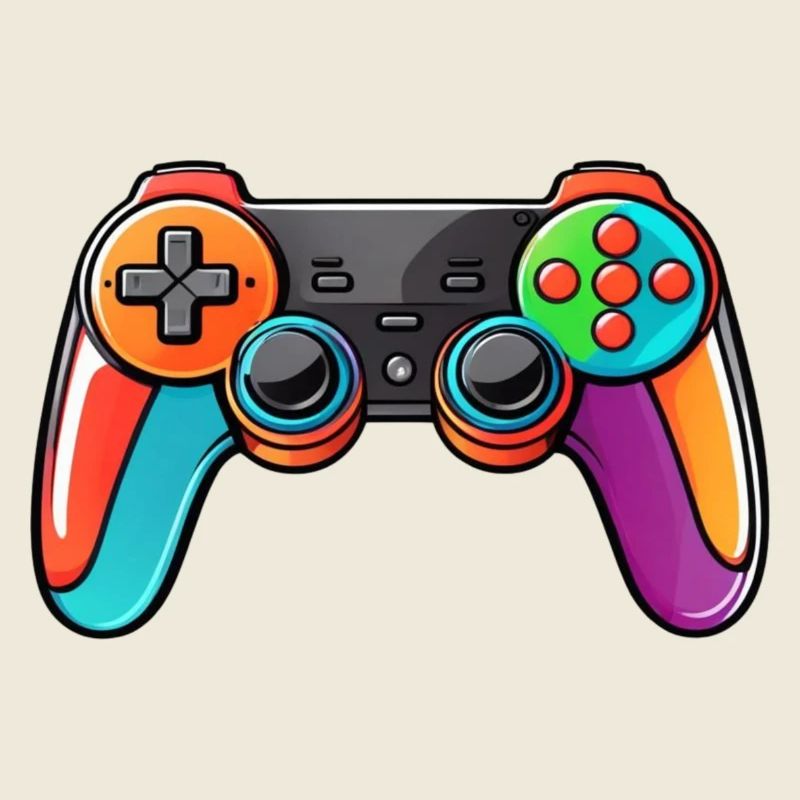 Manette de jeu Couleurs Coloré