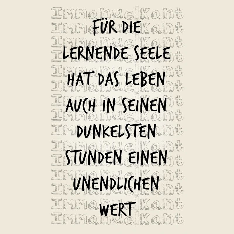 Lernende Immanuel Kant Zitat Spruch Geschenk Idee