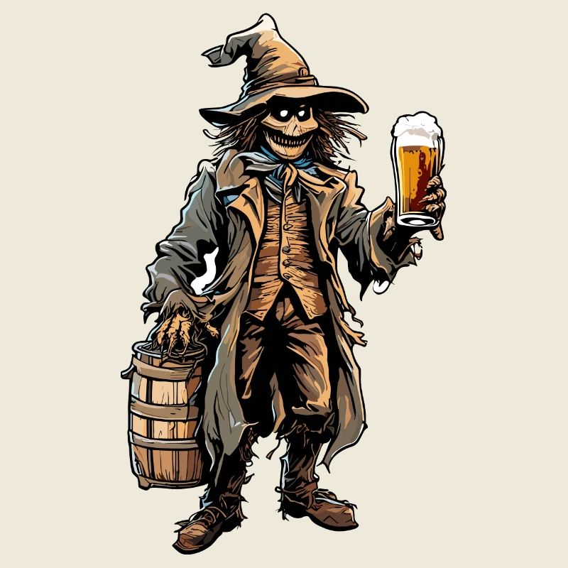 Vogelscheuche / Erntehelfer / Maisfeld / Feld