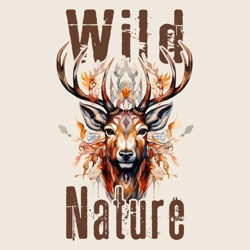 Hirsch Geweih Tier Wald Wildnis Berge Wild Nature