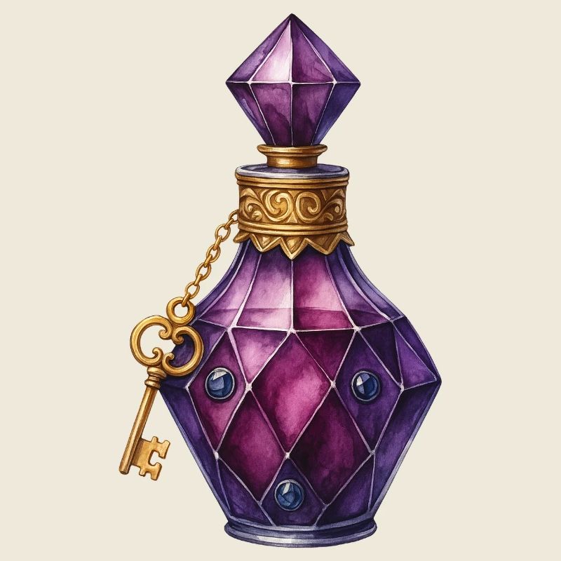 Magic Potion Elixir Vial Jewel Spell Potion