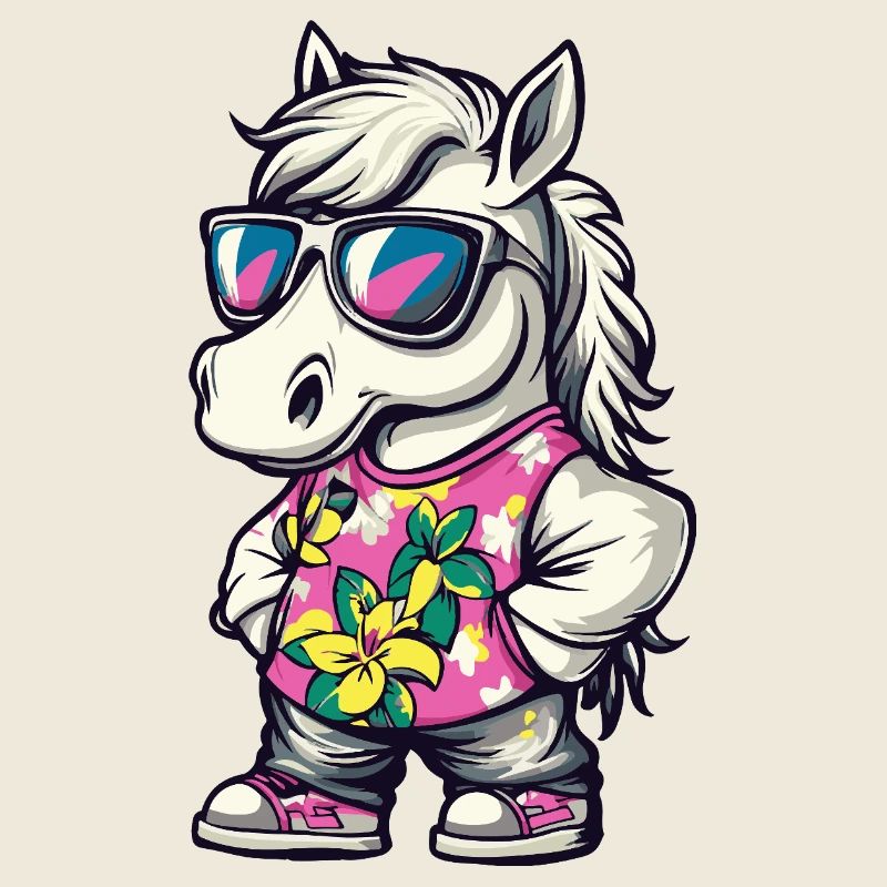 Vacances de la bande dessinée des chevaux
