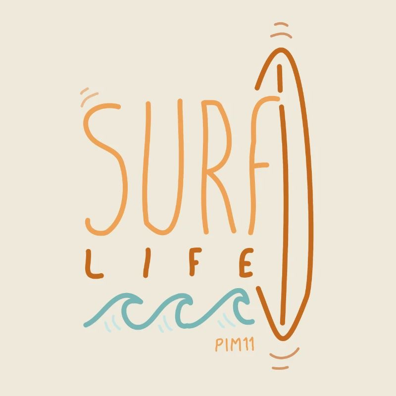 Surf Life (coloré)