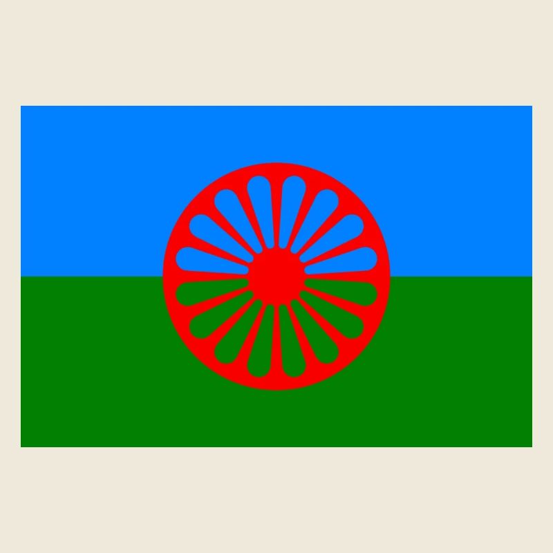 Flagge der Roma