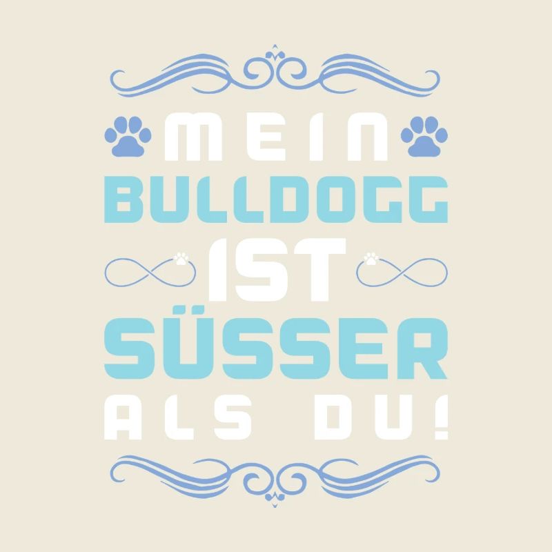 bulldog hund spruch