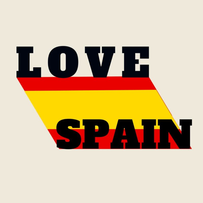 Amour Espagne Drapeau Tricolore