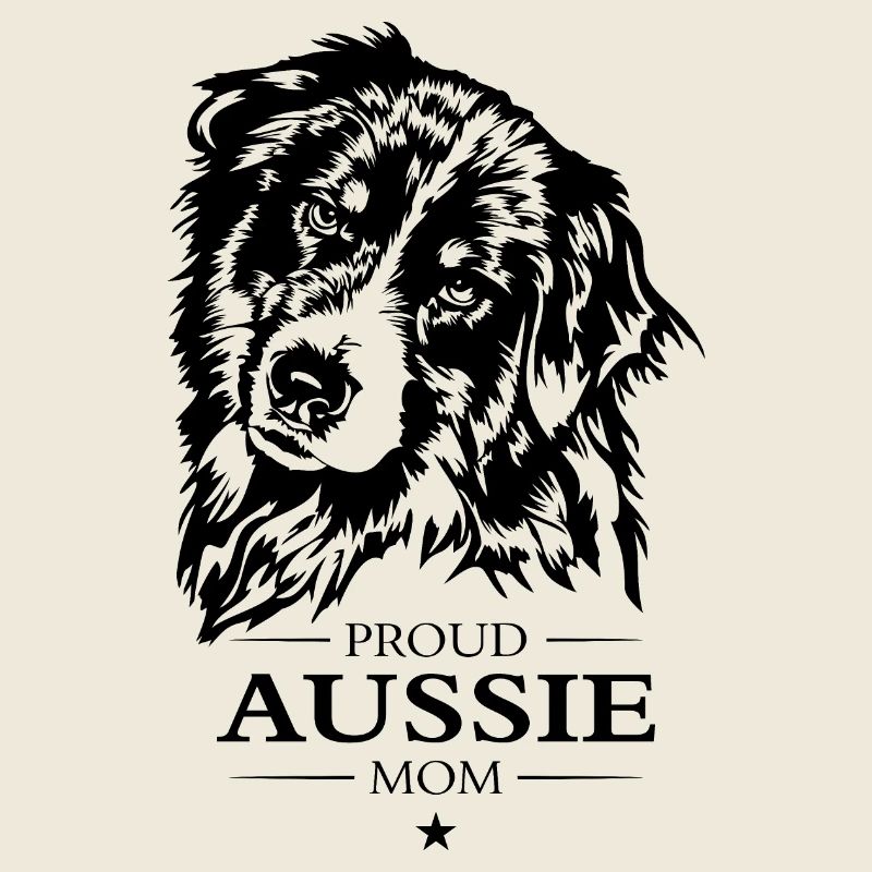 Aussie Mom Australian Shepherd Hunde Hund Wilsigns