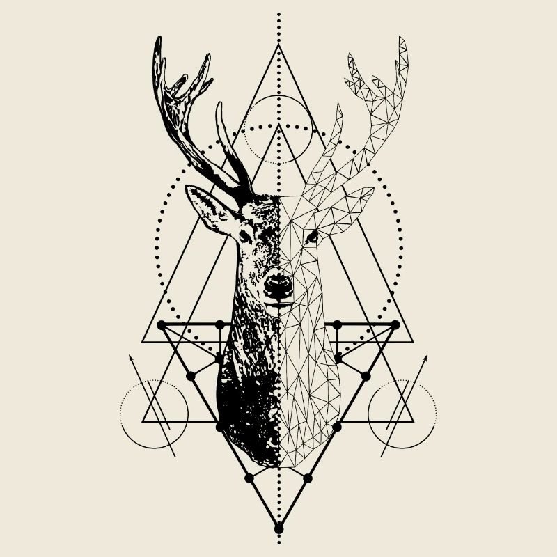 Geometrischer Hirsch