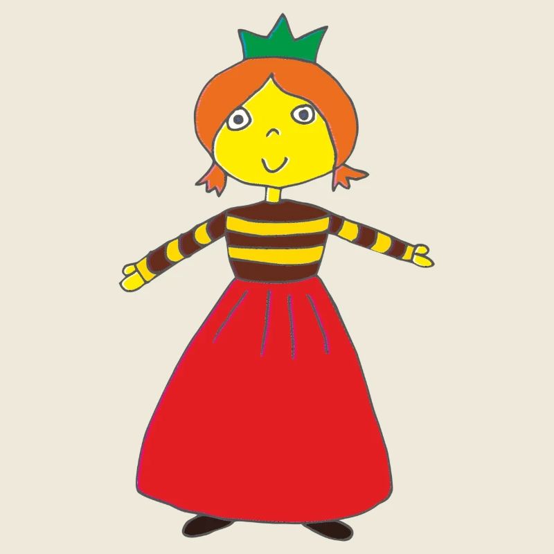 Petite princesse colorée