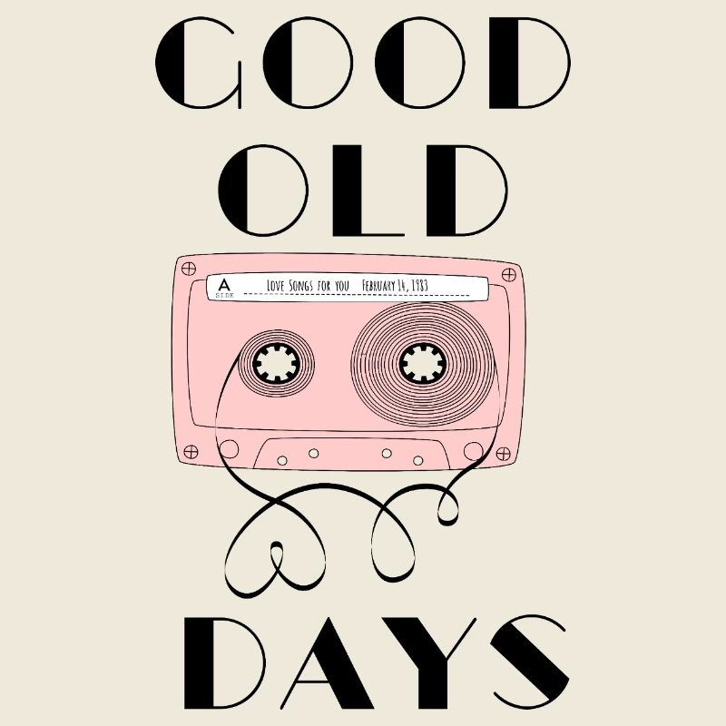 good old days white cassette