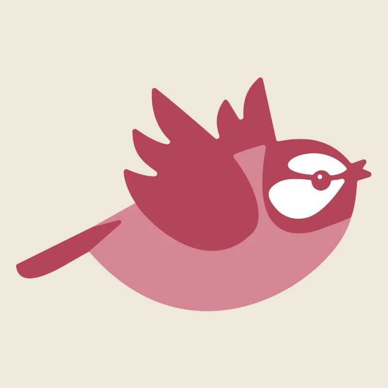 Small, flying bird, a