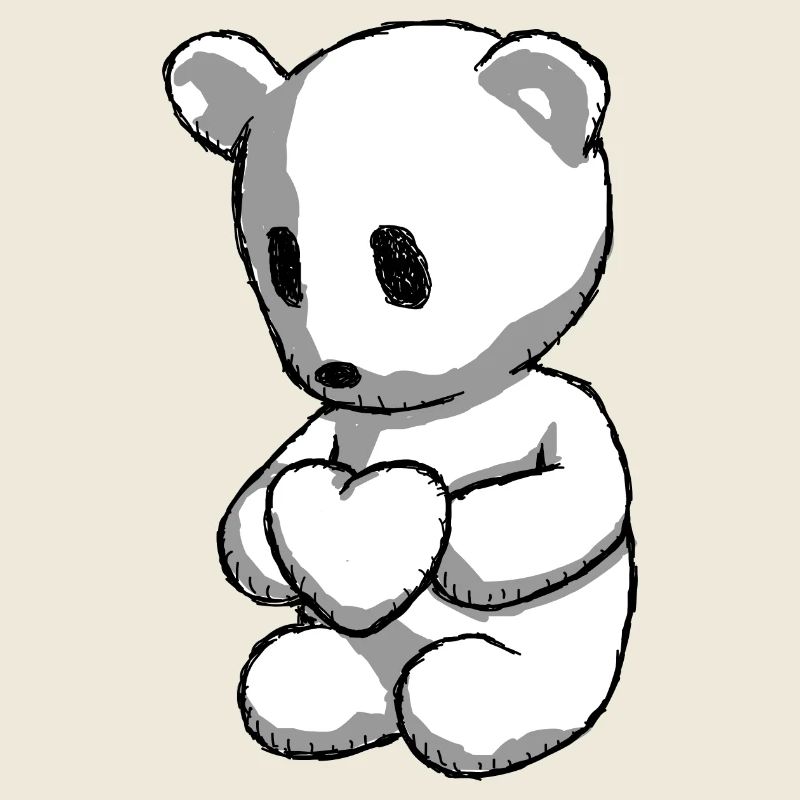 Teddy mit Herz