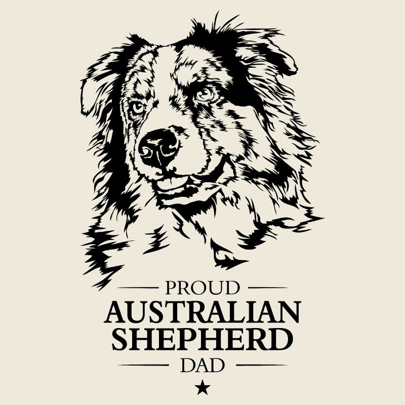 Australian Shepherd Dad Hunde Hund Wilsigns