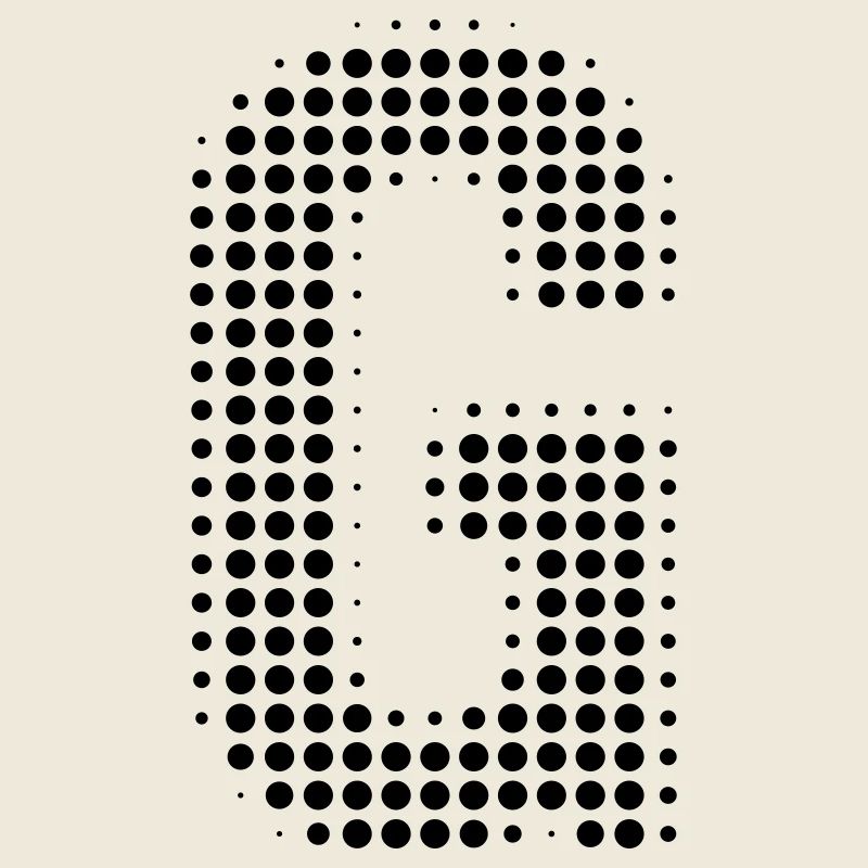 G letter initial letter dots gift