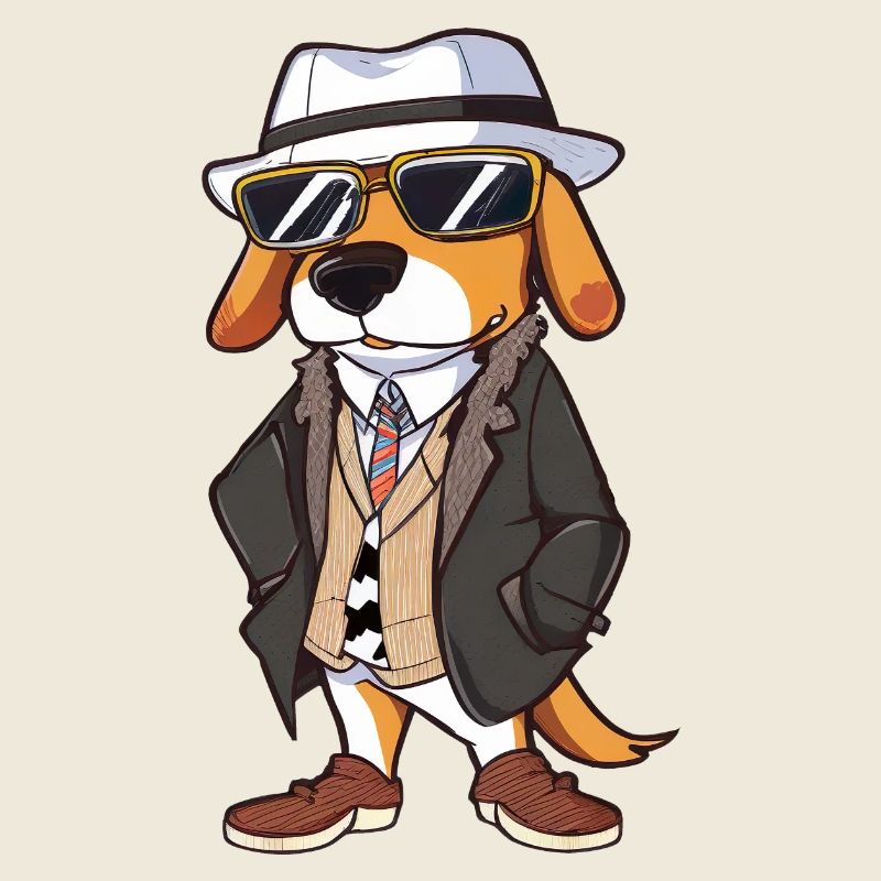 Beagle Hat Sunglasses