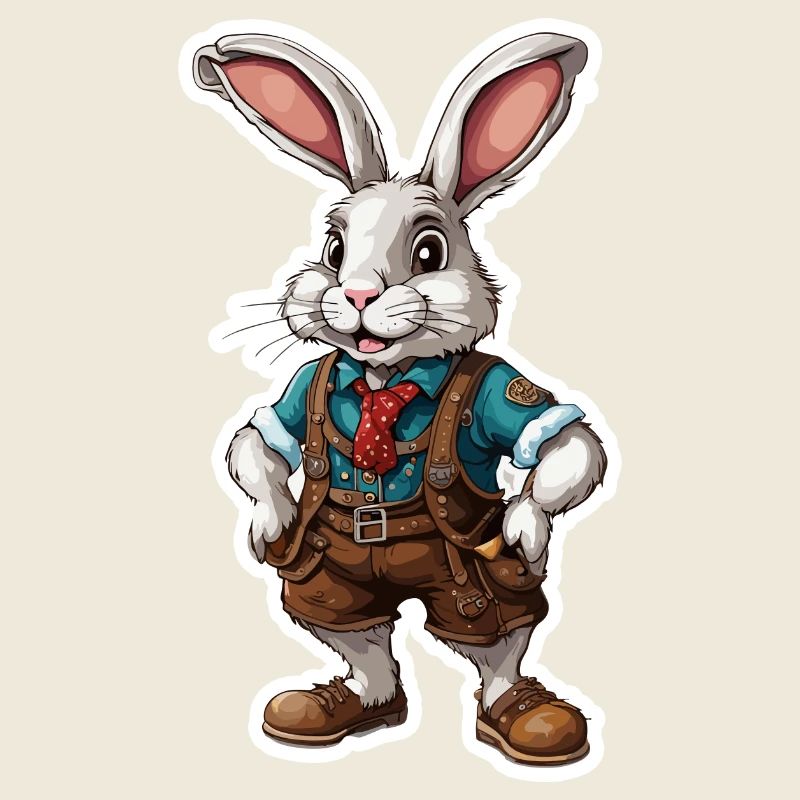 Lederhose / Tier / Tracht / Tradition / Hase