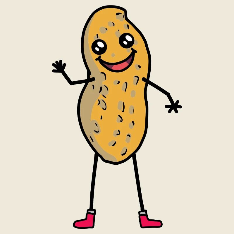 Friendly Hello Peanut Greetings Greetings Nut