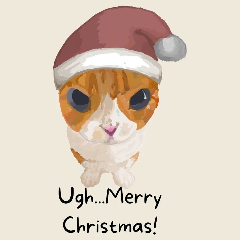 Sassy Cat - Merry Christmas!