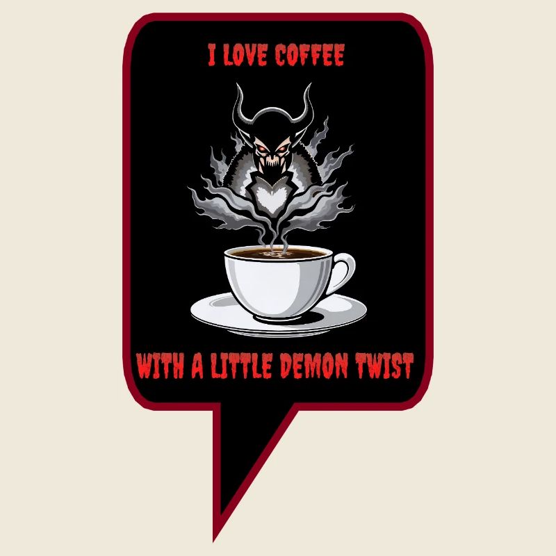 Dämonischer Twist im Kaffee
