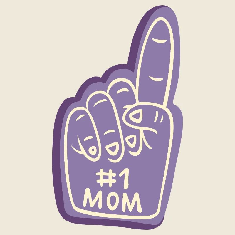 #1 Maman - Illustration cool basée sur Fbased